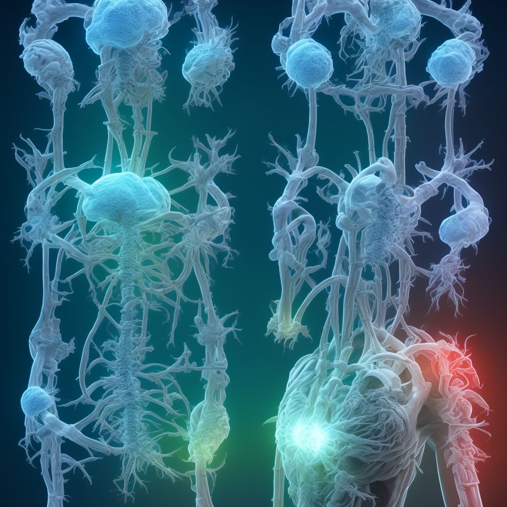 Postural orthostatic tachycardia syndrome [POTS] digital illustration