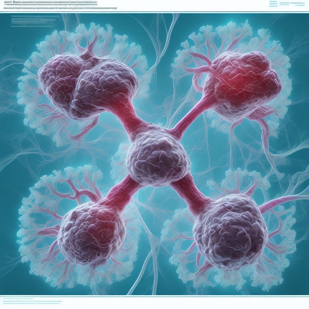 Postprocedural seroma of a nervous system organ or structure following a nervous system procedure digital illustration