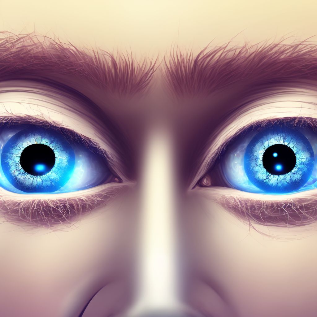 Other degenerative disorders of eyelid and periocular area digital illustration