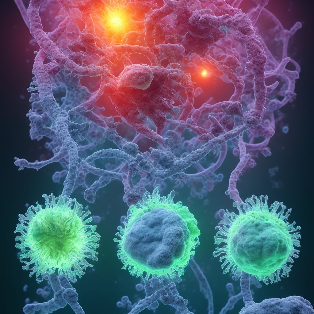 Chronic lacrimal mucocele of left lacrimal passage digital illustration