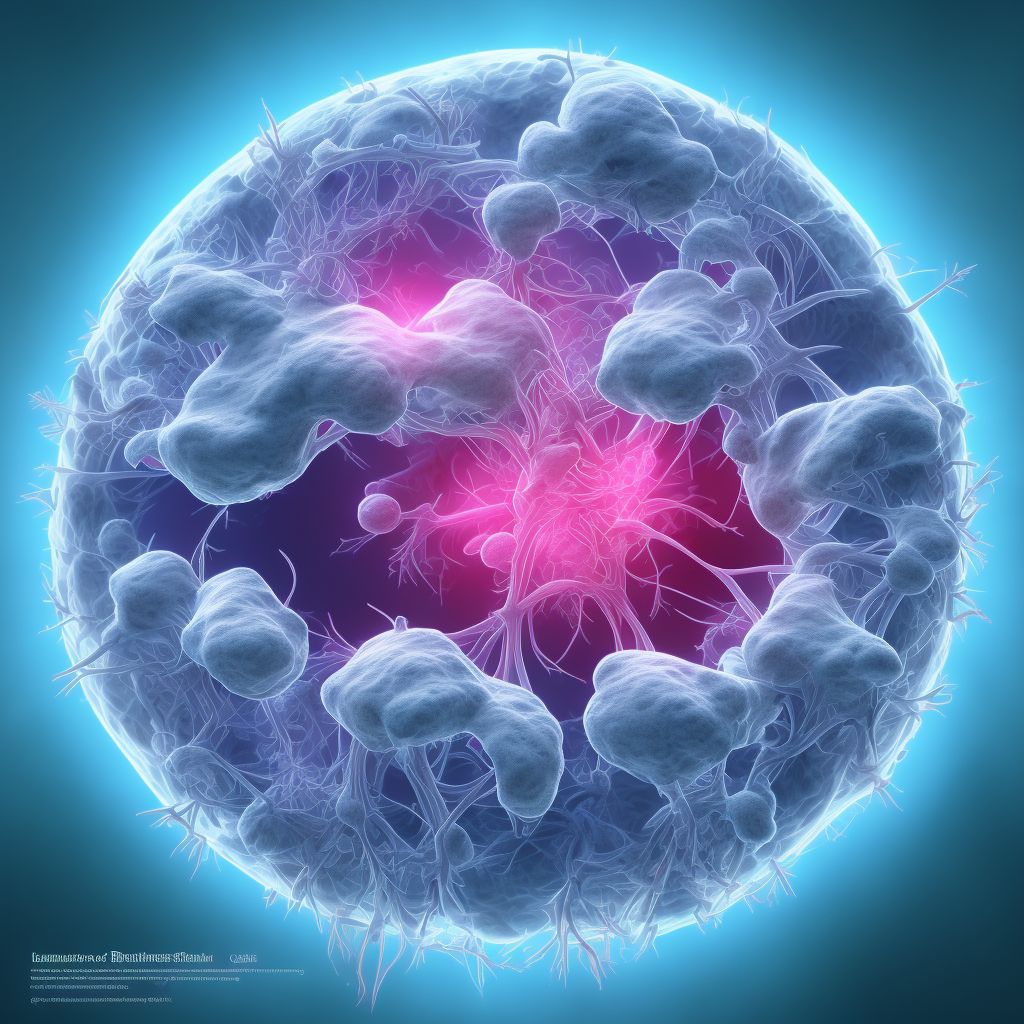 Stenosis of bilateral lacrimal canaliculi digital illustration