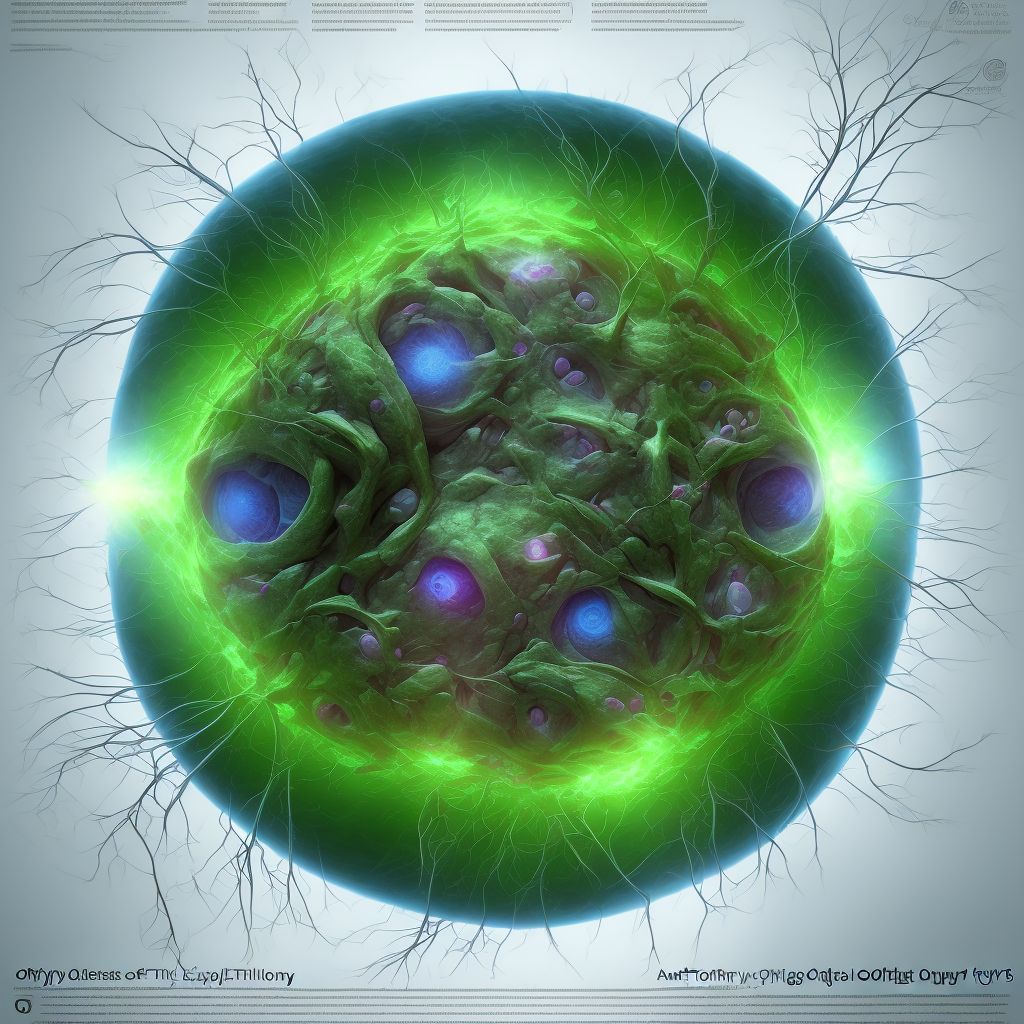 Myopathy of extraocular muscles, left orbit digital illustration