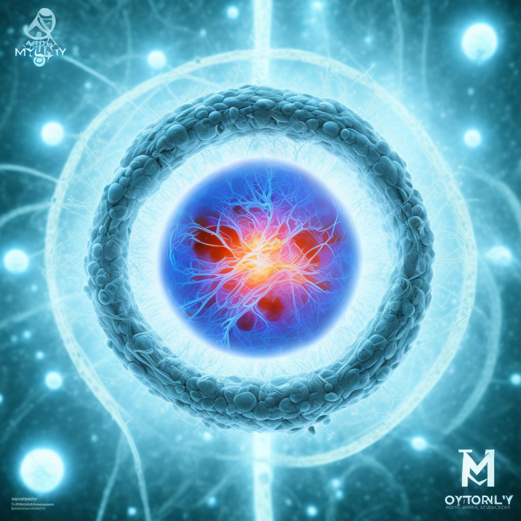 Myopathy of extraocular muscles, unspecified orbit digital illustration