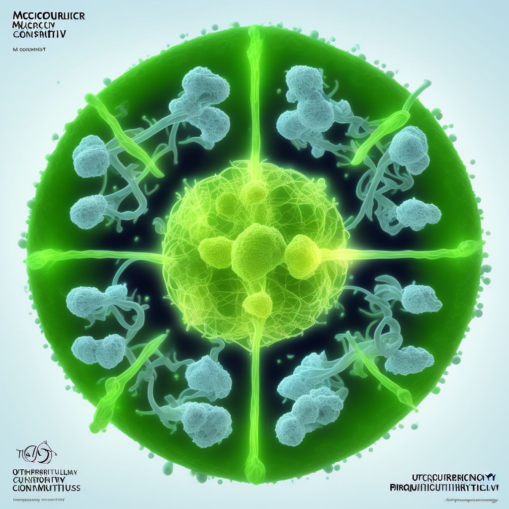 Other mucopurulent conjunctivitis, bilateral digital illustration