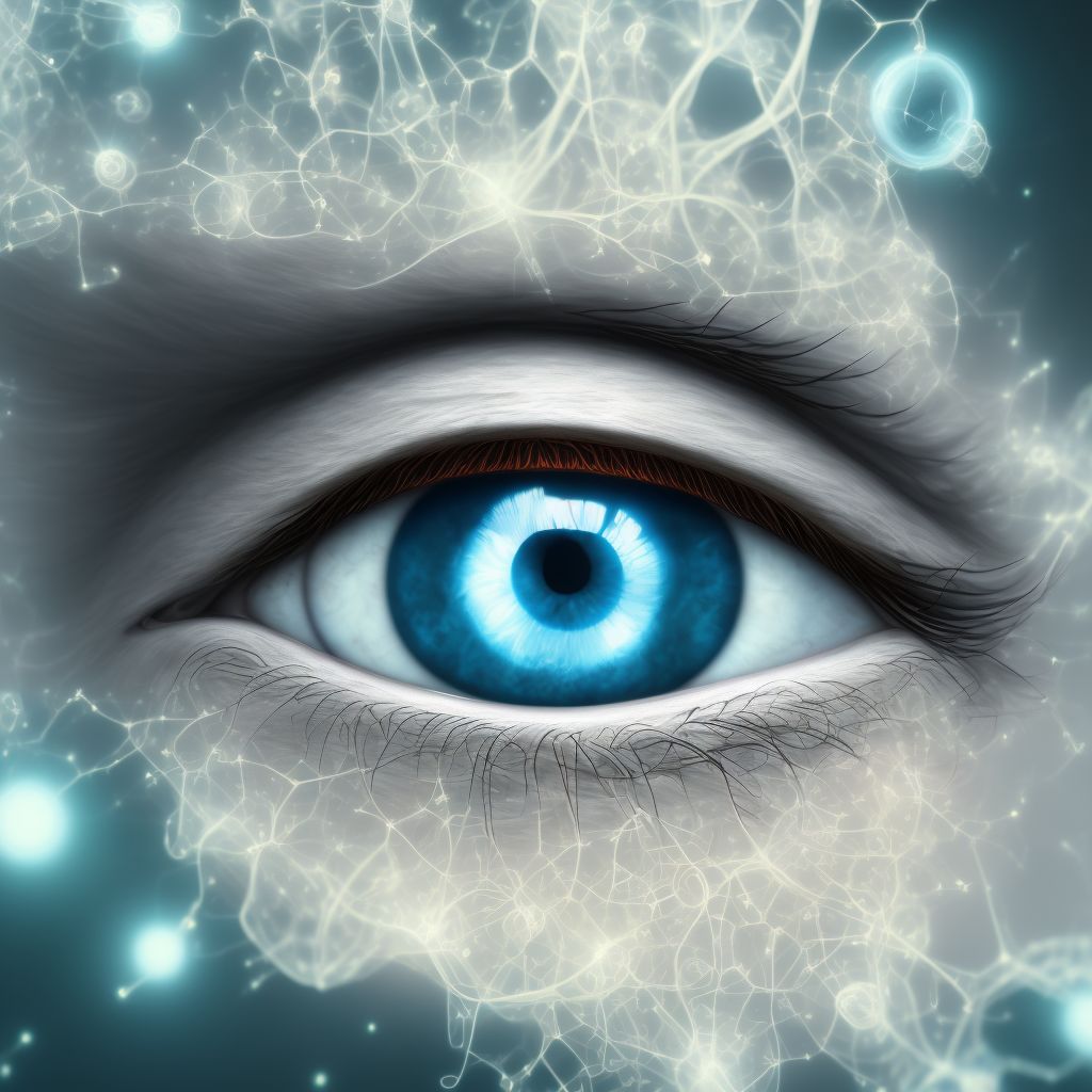 Unspecified blepharoconjunctivitis, unspecified eye digital illustration