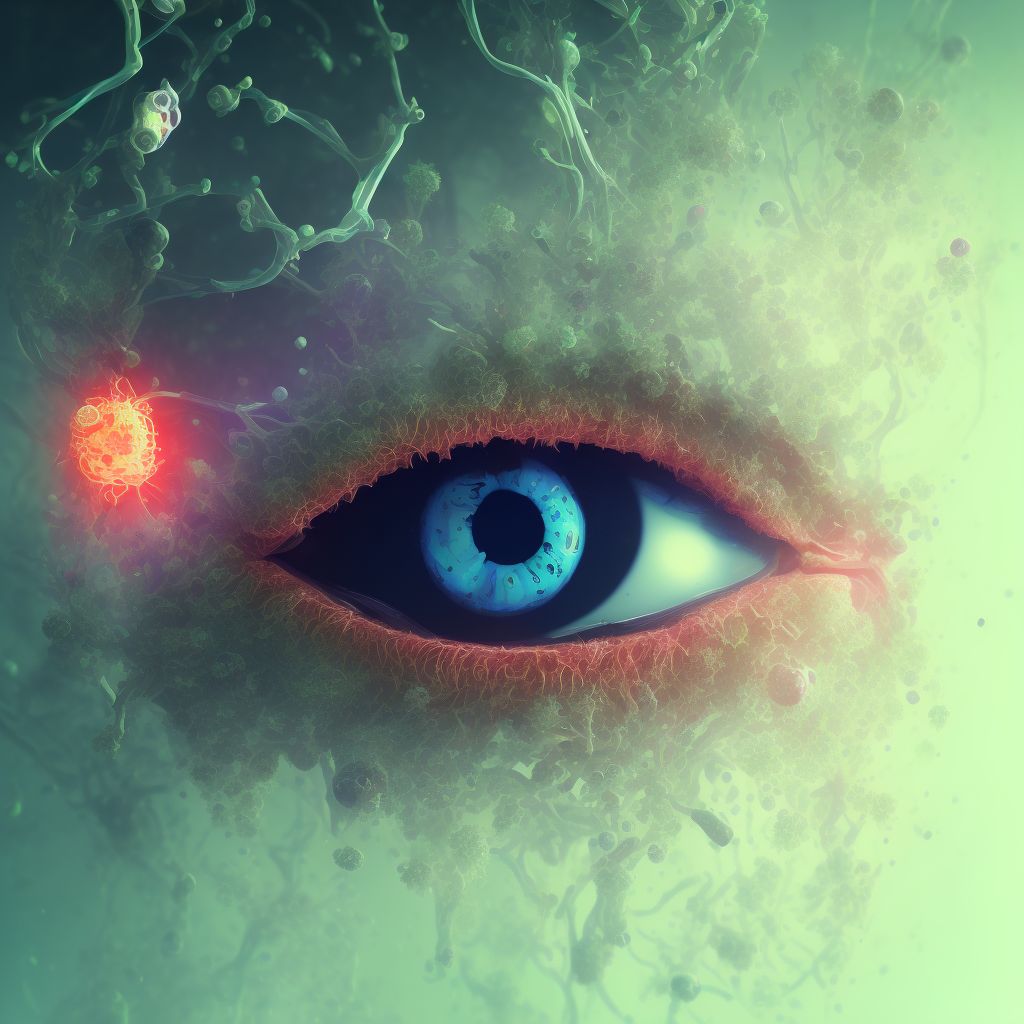 Other conjunctivitis digital illustration