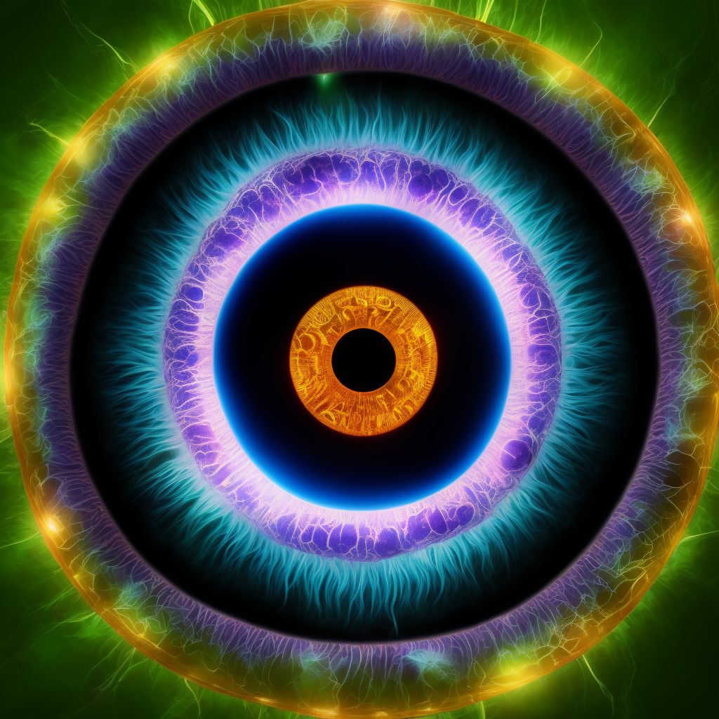 Pannus (corneal), unspecified eye digital illustration