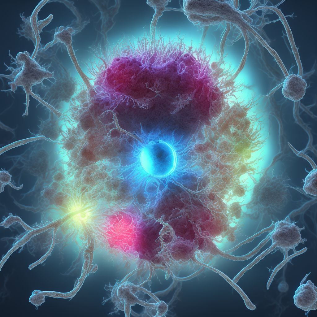 Deep vascularization of cornea, bilateral digital illustration