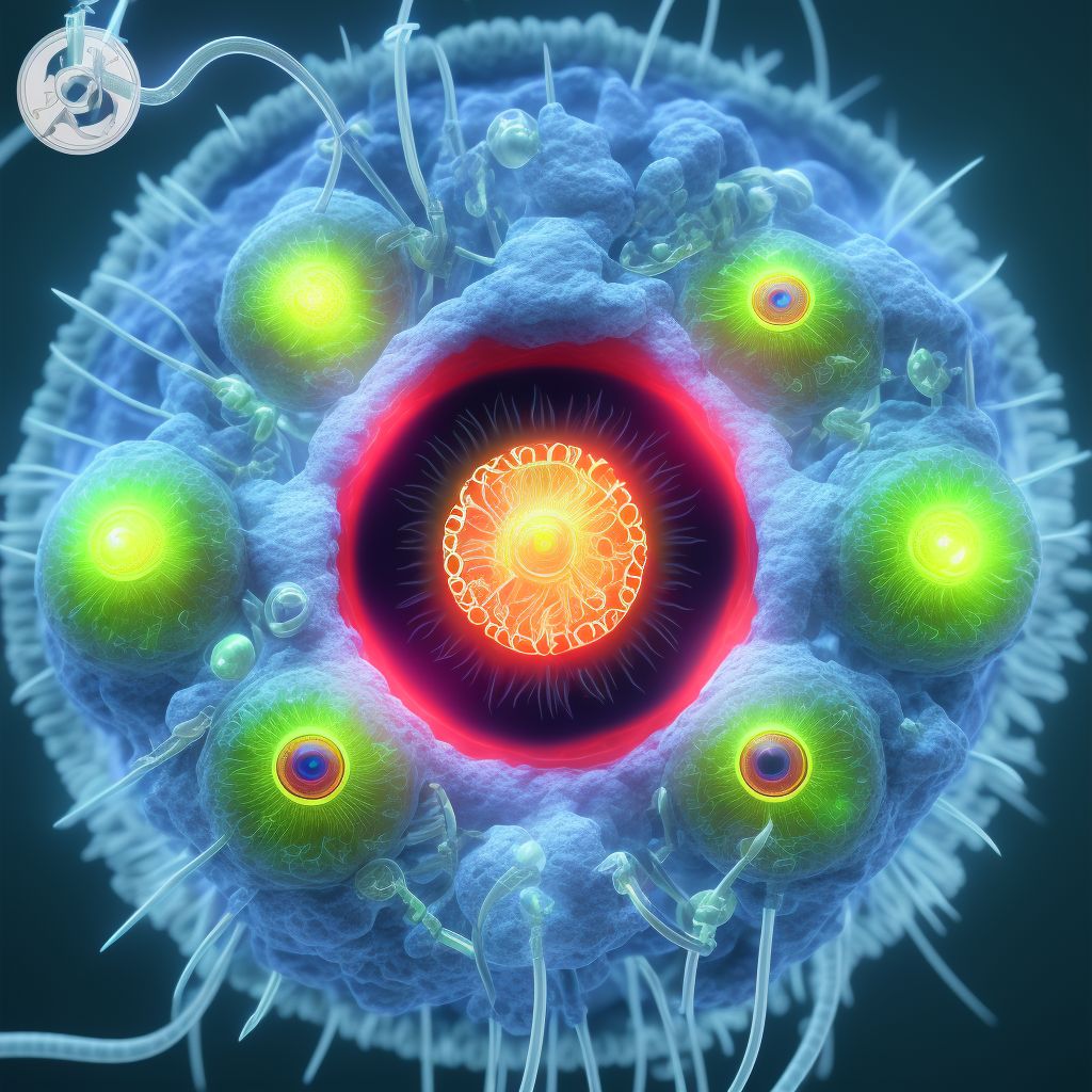 Idiopathic corneal edema, bilateral digital illustration