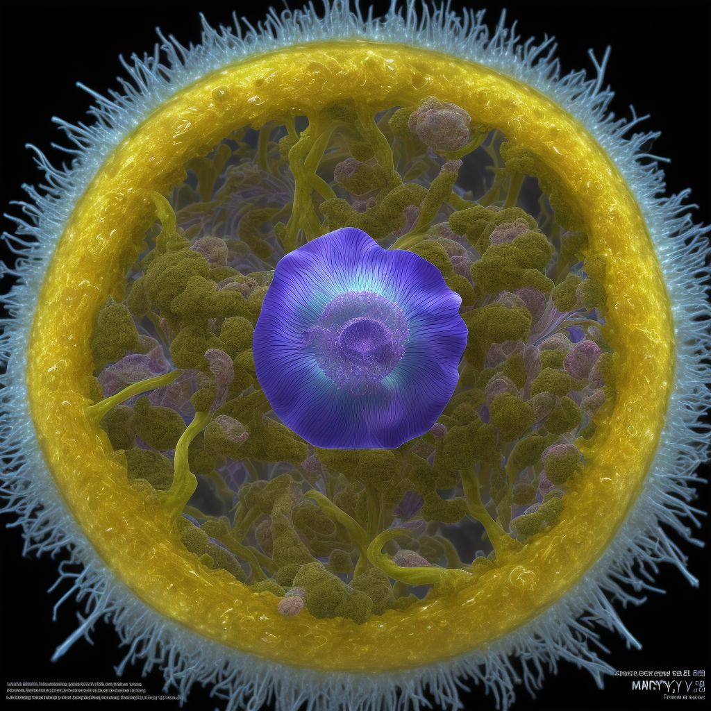 Disorders of iris and ciliary body in diseases classified elsewhere digital illustration