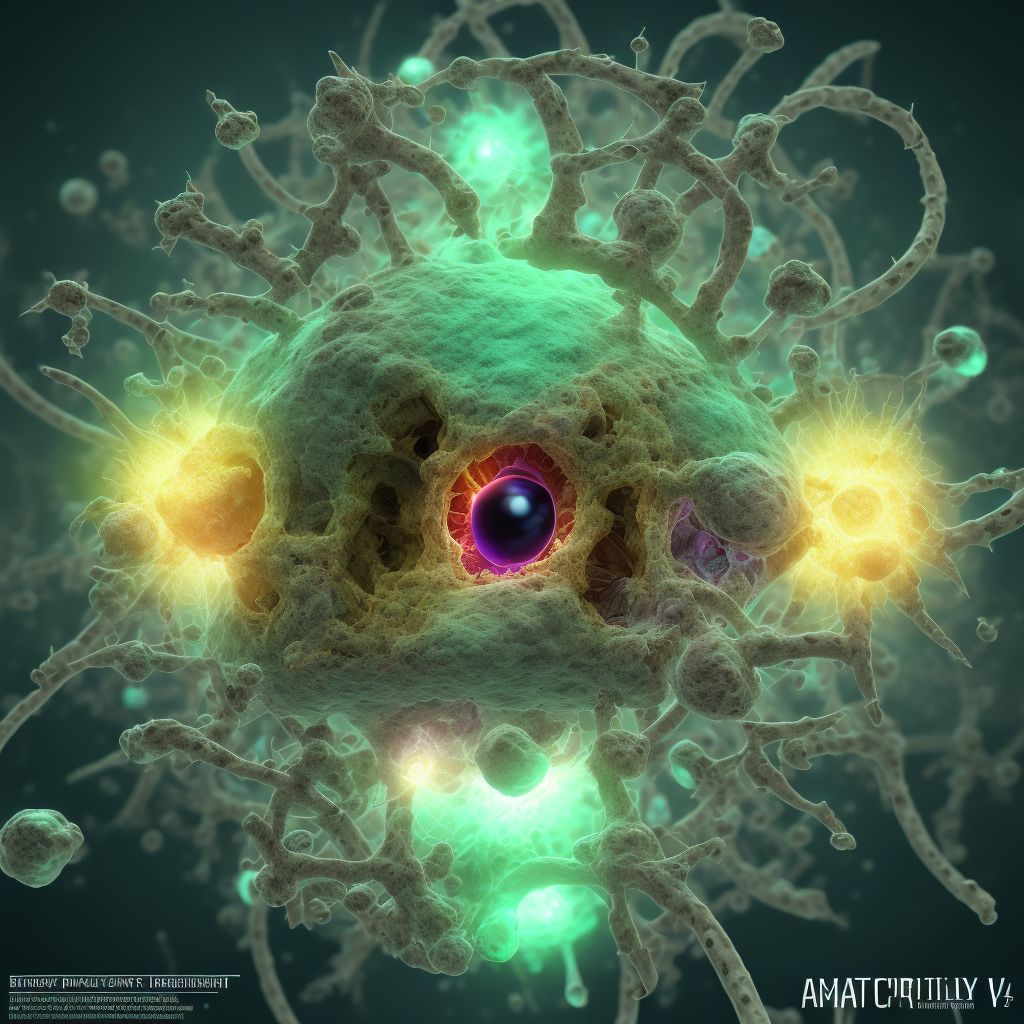 Partially resolved traumatic cataract, bilateral digital illustration