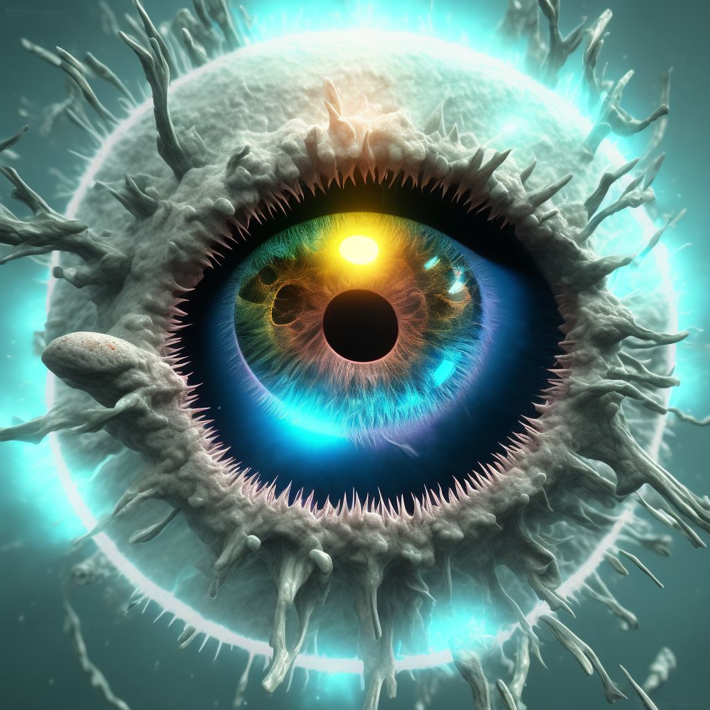 Other secondary cataract, bilateral digital illustration