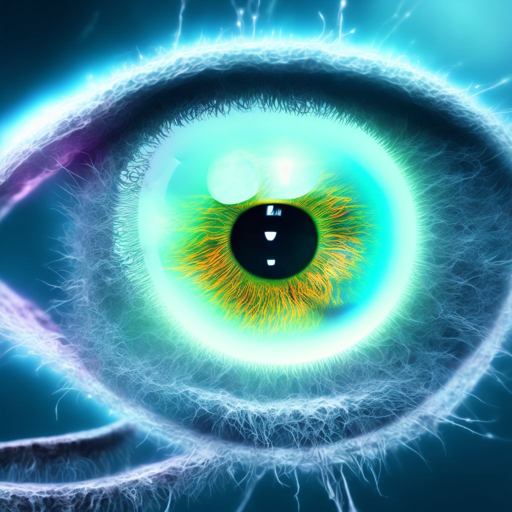 Unspecified cataract digital illustration