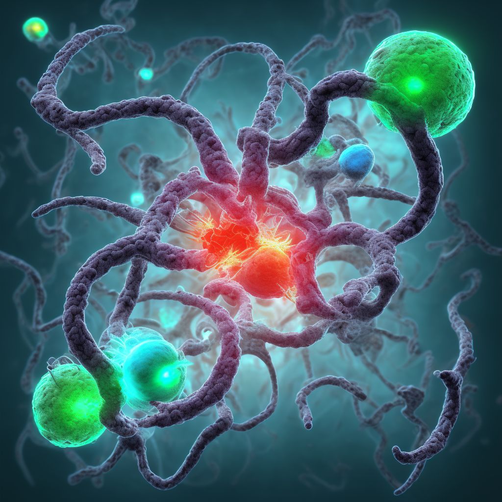 Expulsive choroidal hemorrhage, bilateral digital illustration