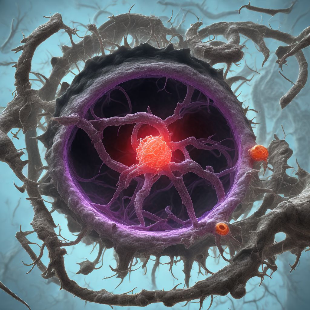 Hemorrhagic choroidal detachment, bilateral digital illustration