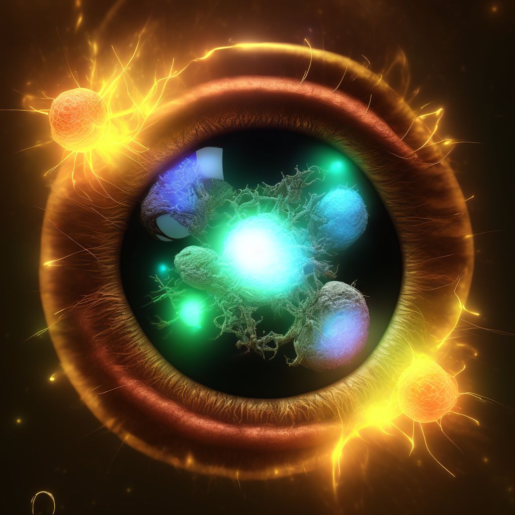 Unspecified retinal detachment with retinal break, bilateral digital illustration