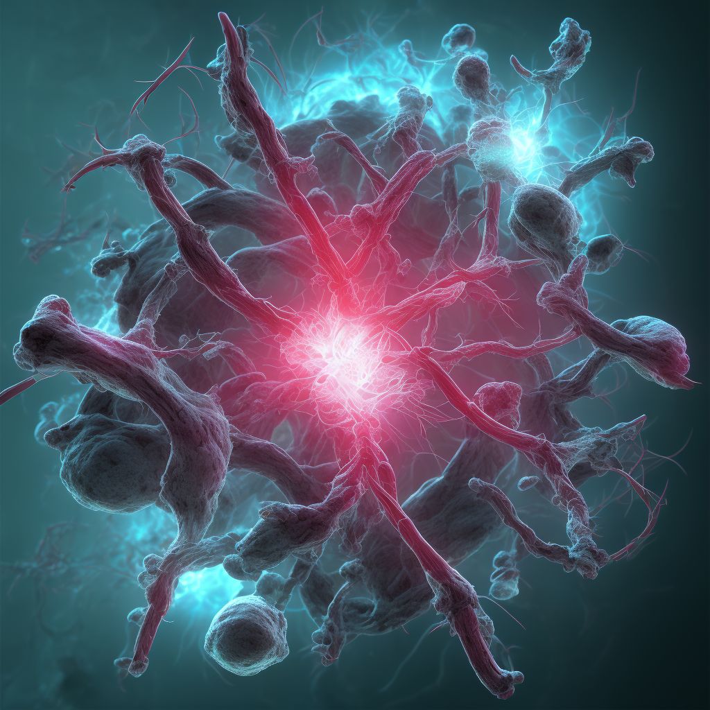 Central retinal vein occlusion, bilateral, stable digital illustration