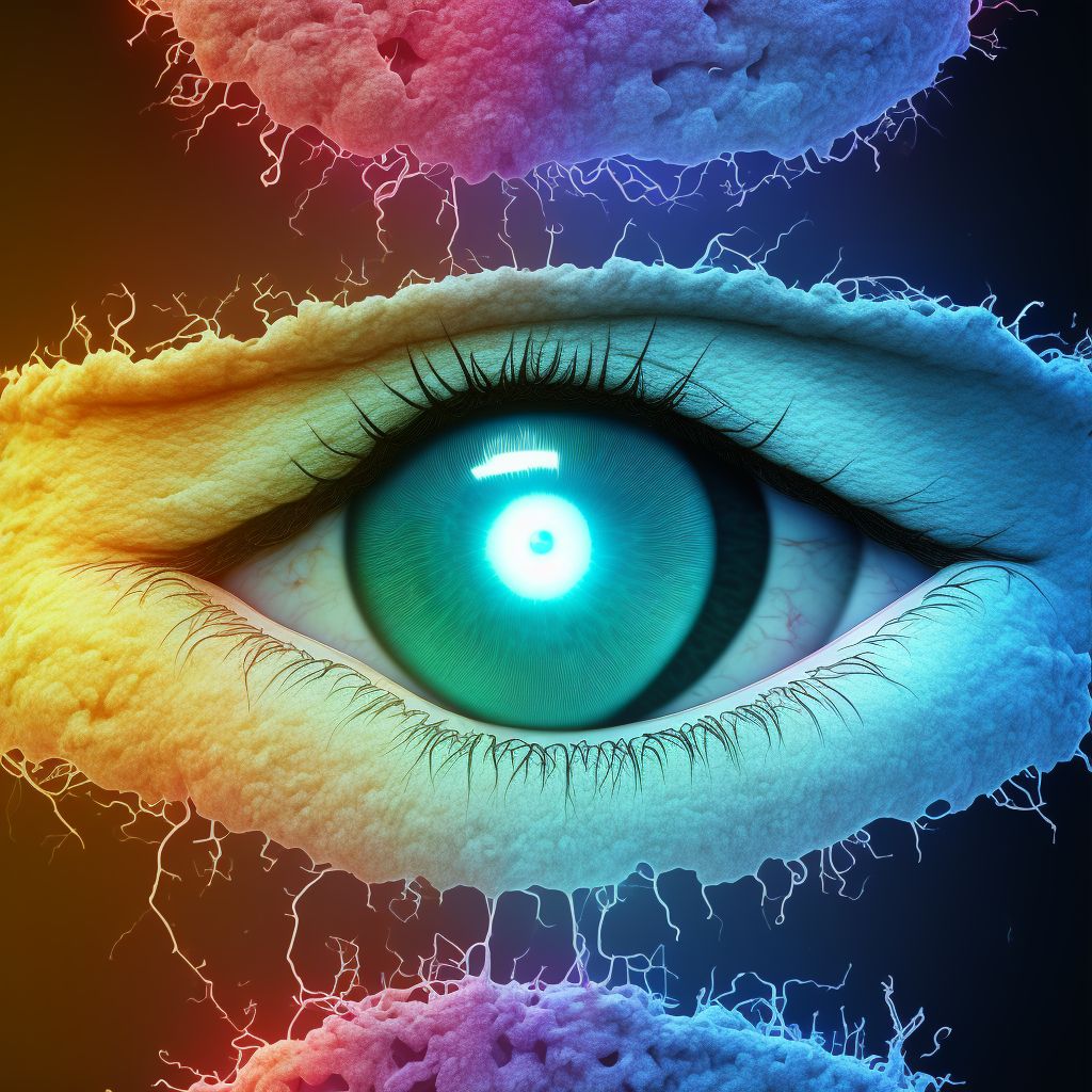 Hypertensive retinopathy, unspecified eye digital illustration