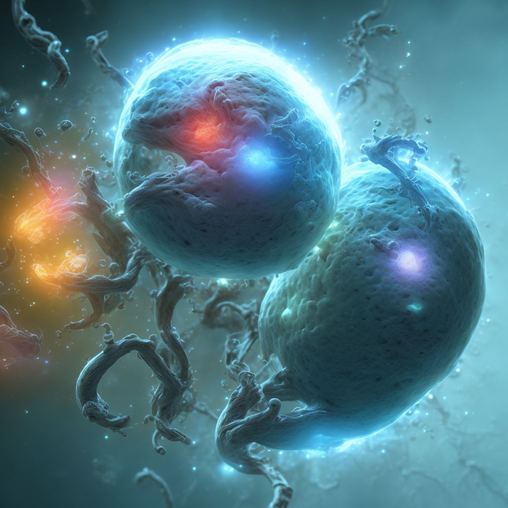 Retinopathy of prematurity, stage 3, bilateral digital illustration