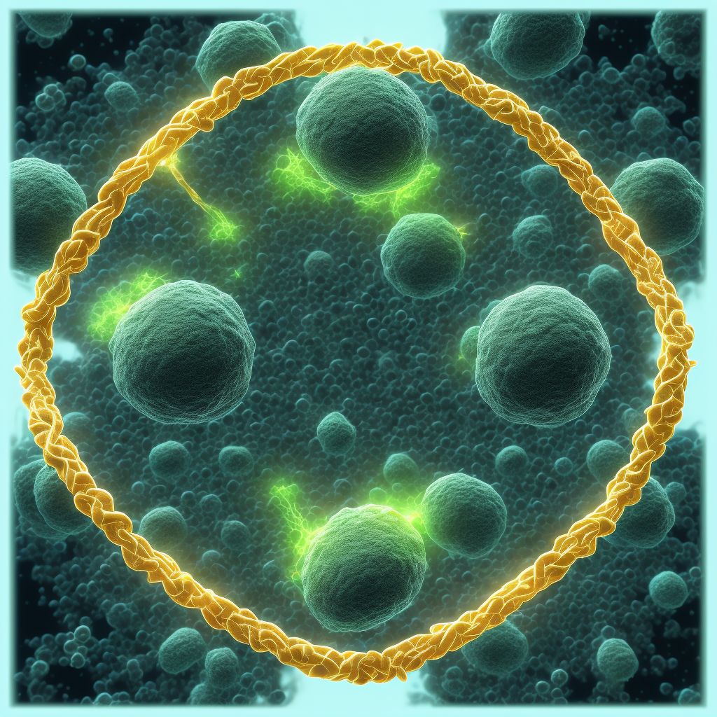 Lattice degeneration of retina, bilateral digital illustration