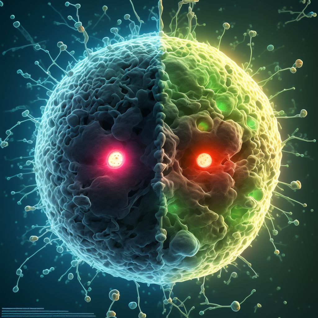 Age-related reticular degeneration of retina, left eye digital illustration