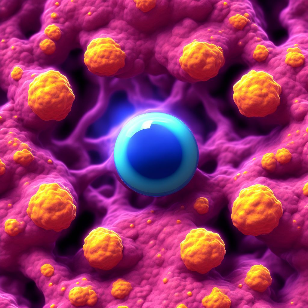 Serous detachment of retinal pigment epithelium, bilateral digital illustration