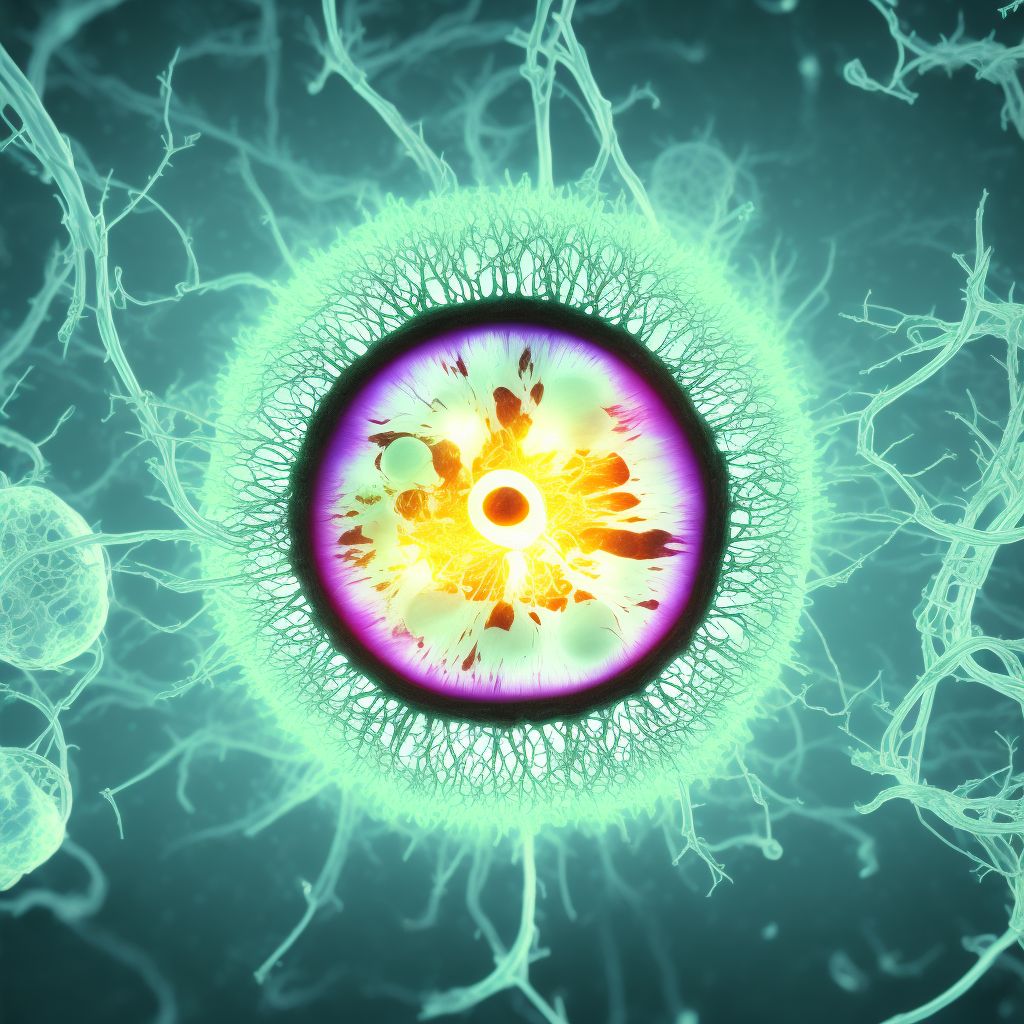 Hemorrhagic detachment of retinal pigment epithelium, unspecified eye digital illustration