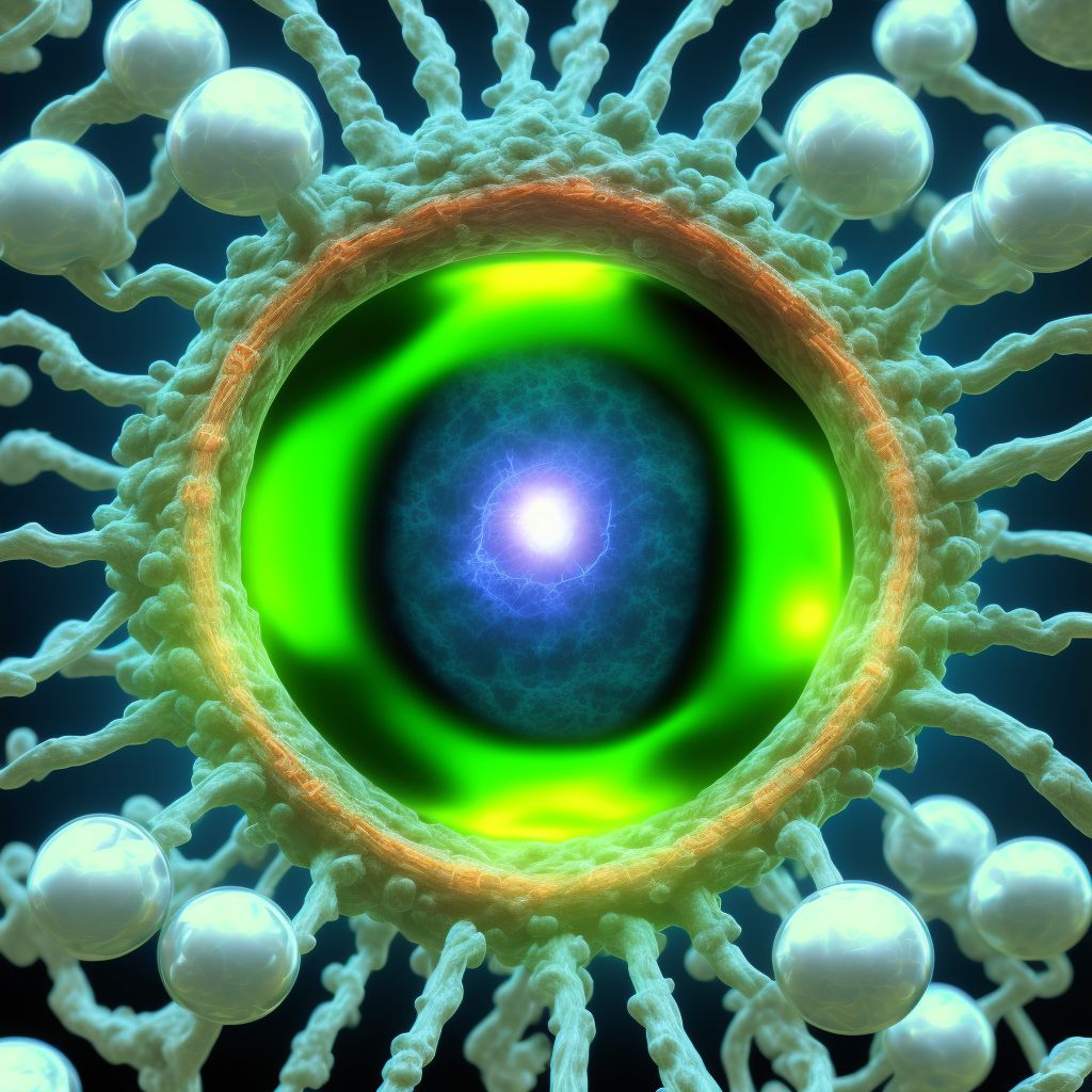 Unspecified open-angle glaucoma, mild stage digital illustration