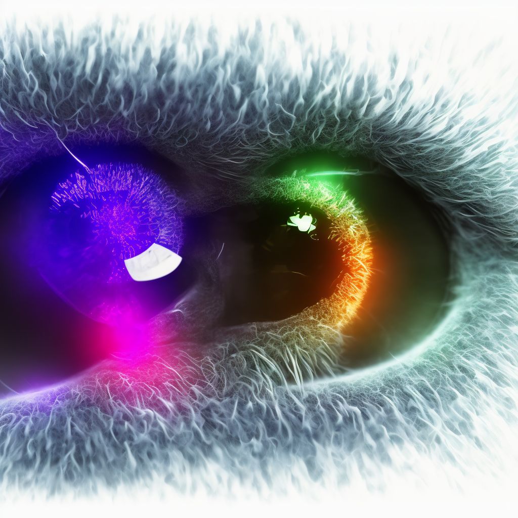 Low-tension glaucoma, bilateral, stage unspecified digital illustration