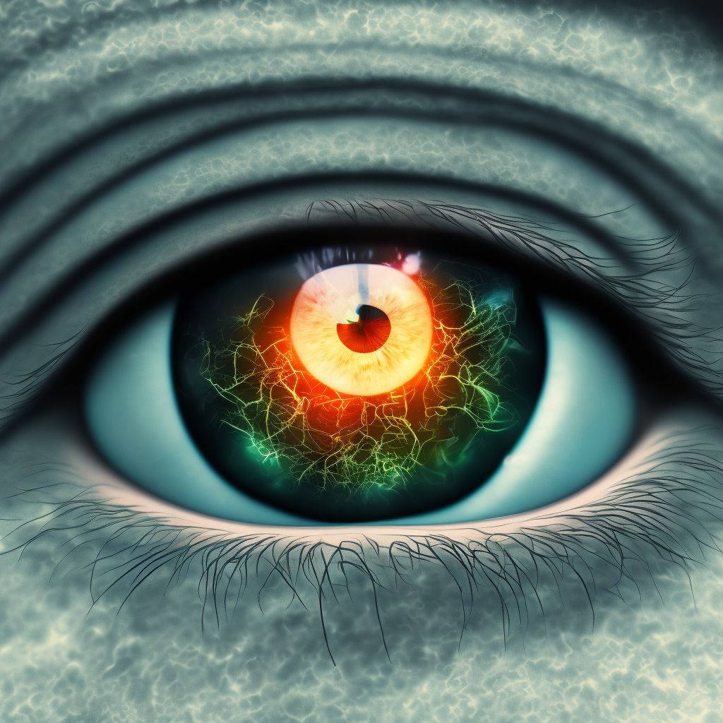 Low-tension glaucoma, unspecified eye, stage unspecified digital illustration