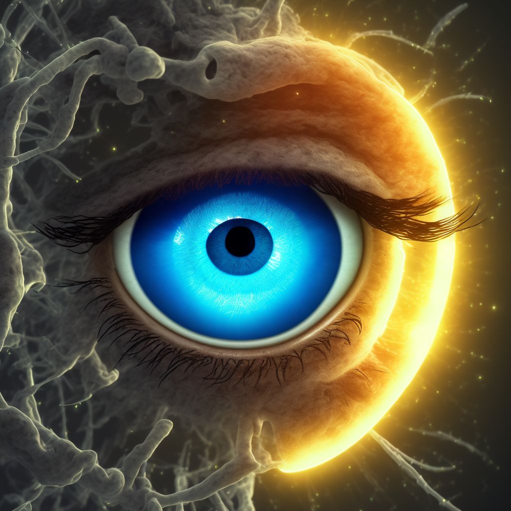 Low-tension glaucoma, unspecified eye, mild stage digital illustration