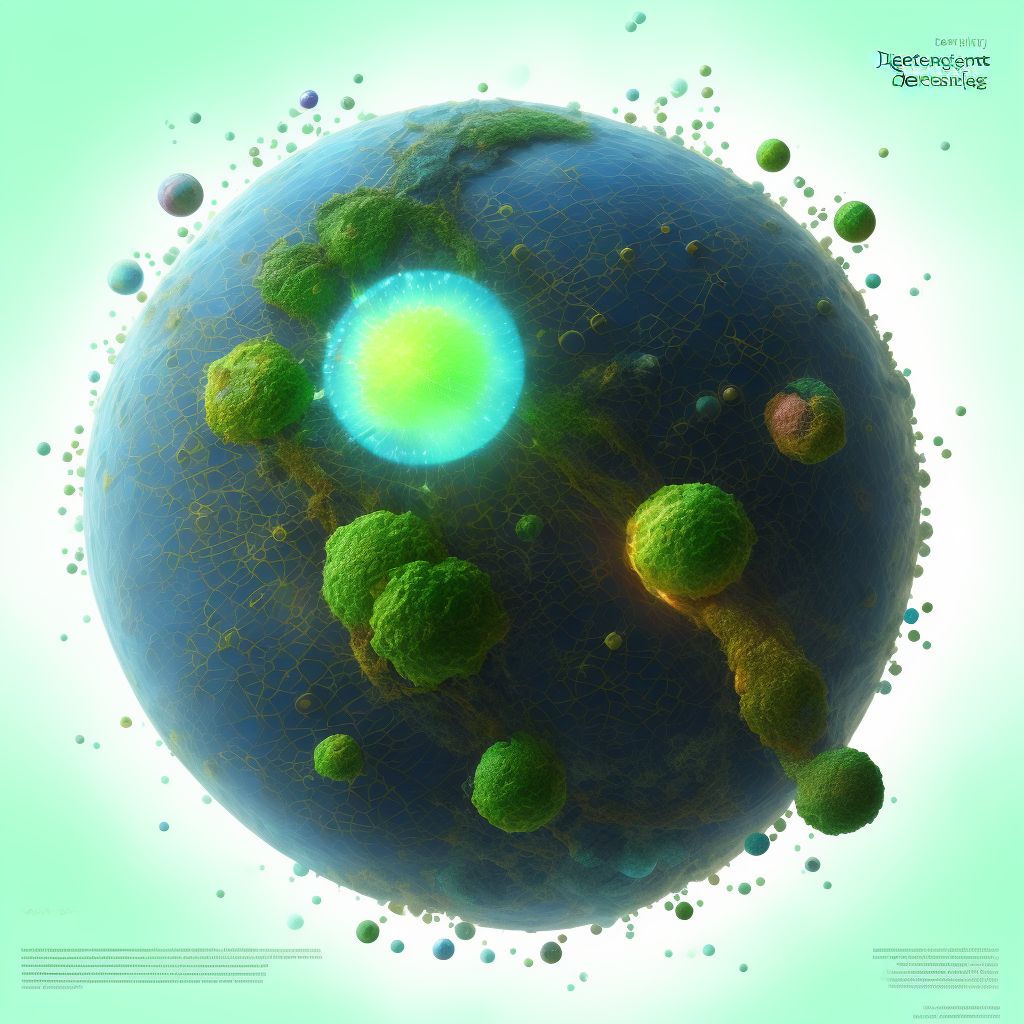 Other degenerative disorders of globe, unspecified eye digital illustration