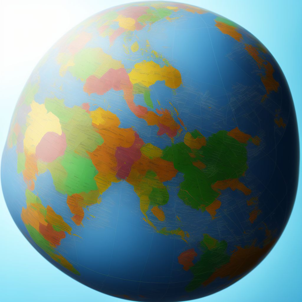 Luxation of globe, bilateral digital illustration