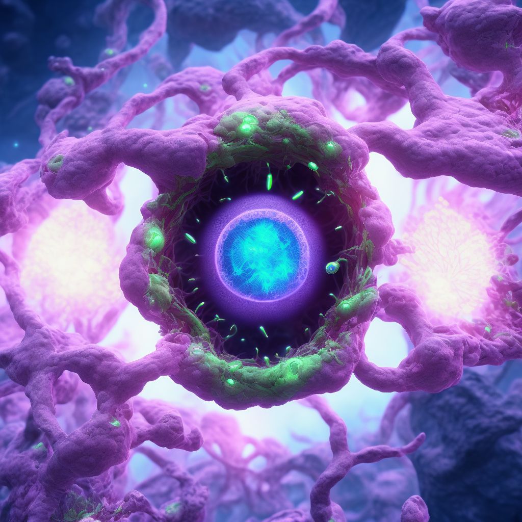 Optic nerve hypoplasia, bilateral digital illustration