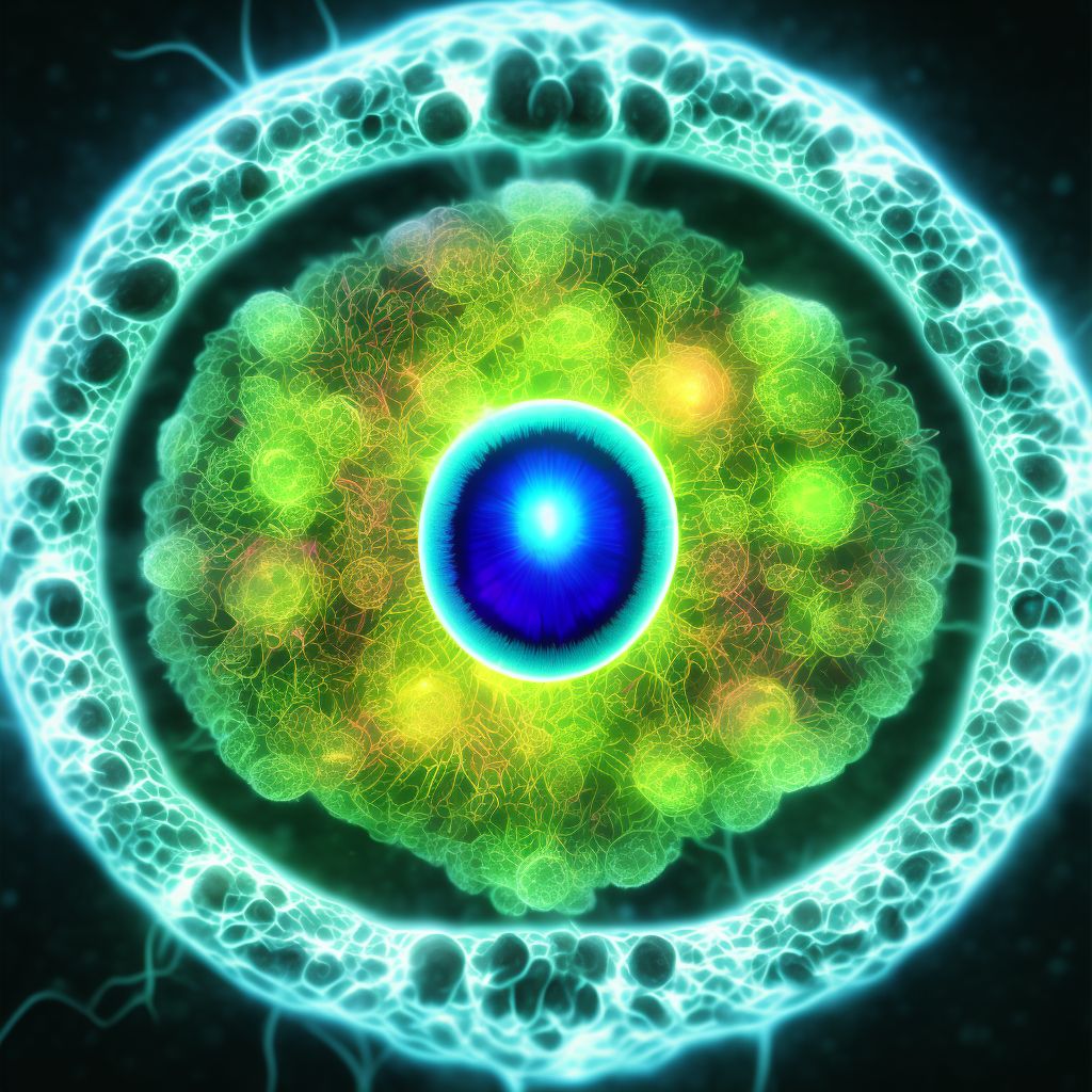 Pseudopapilledema of optic disc, right eye digital illustration