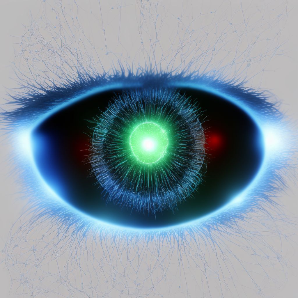 Other disorders of optic disc, bilateral digital illustration