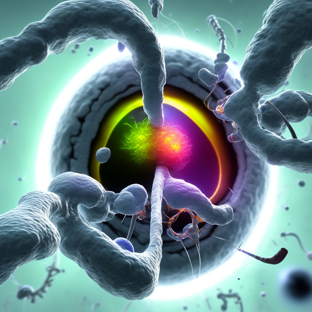 Intraoperative hemorrhage and hematoma of unspecified eye and adnexa complicating an ophthalmic procedure digital illustration