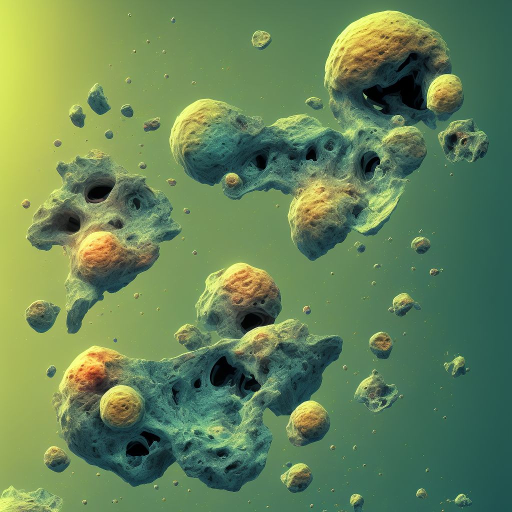 Discontinuity and dislocation of ear ossicles, bilateral digital illustration