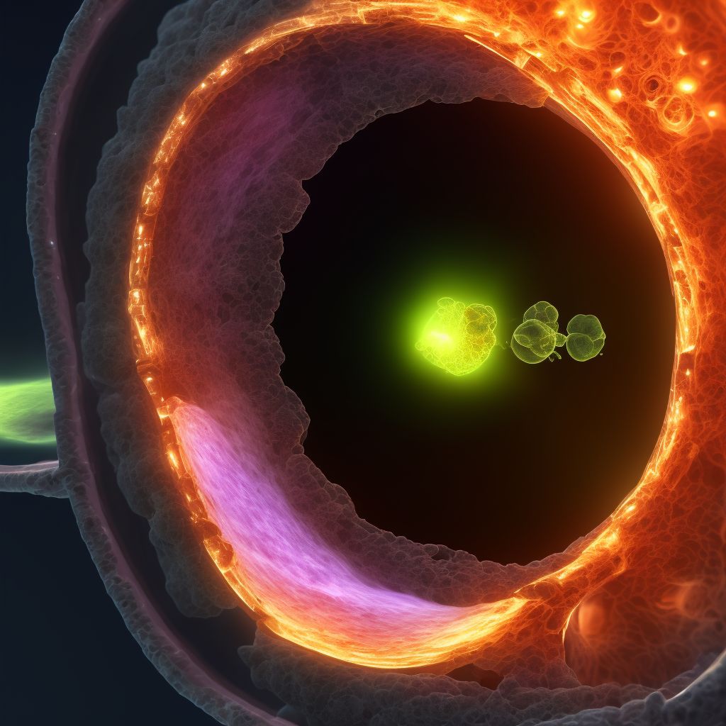 Otosclerosis involving oval window, nonobliterative, unspecified ear digital illustration