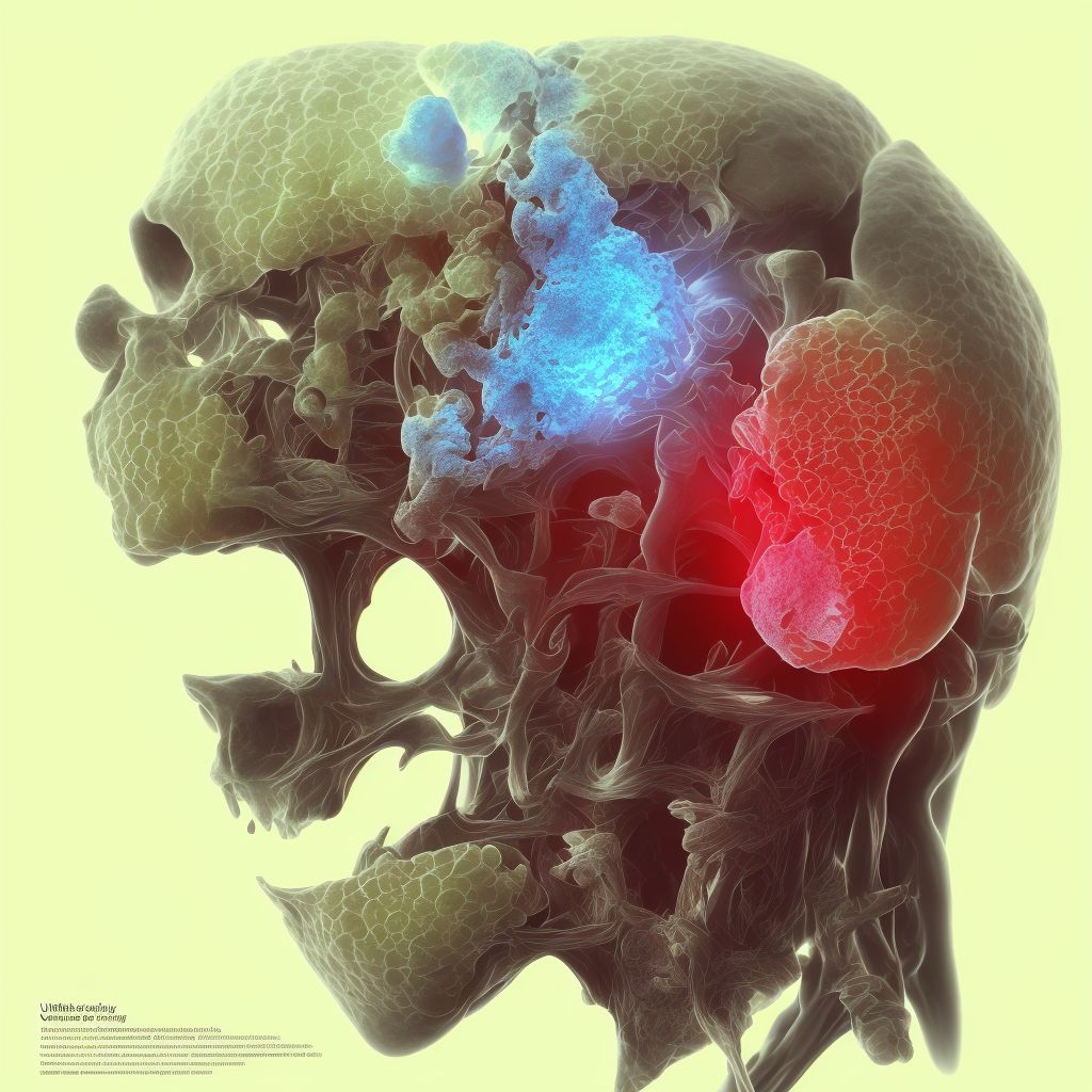 Other otosclerosis, unspecified ear digital illustration