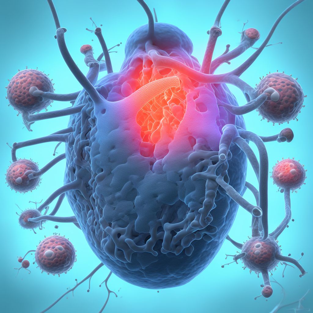 Rheumatic mitral valve disease, unspecified digital illustration