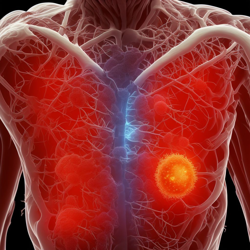 Rheumatic aortic stenosis digital illustration