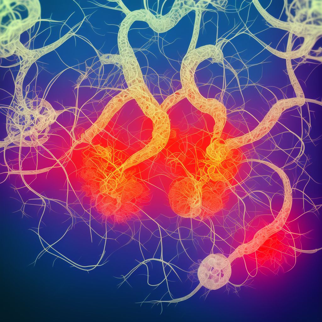 ST elevation (STEMI) myocardial infarction involving left circumflex coronary artery digital illustration