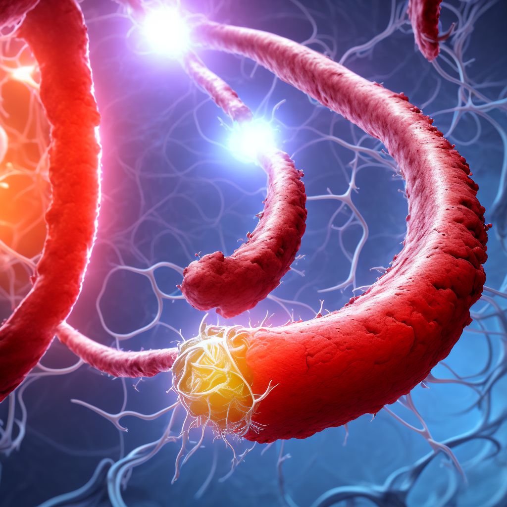 Atherosclerosis of coronary artery bypass graft(s), unspecified, with other forms of angina pectoris                                                                                                                                                             digital illustration