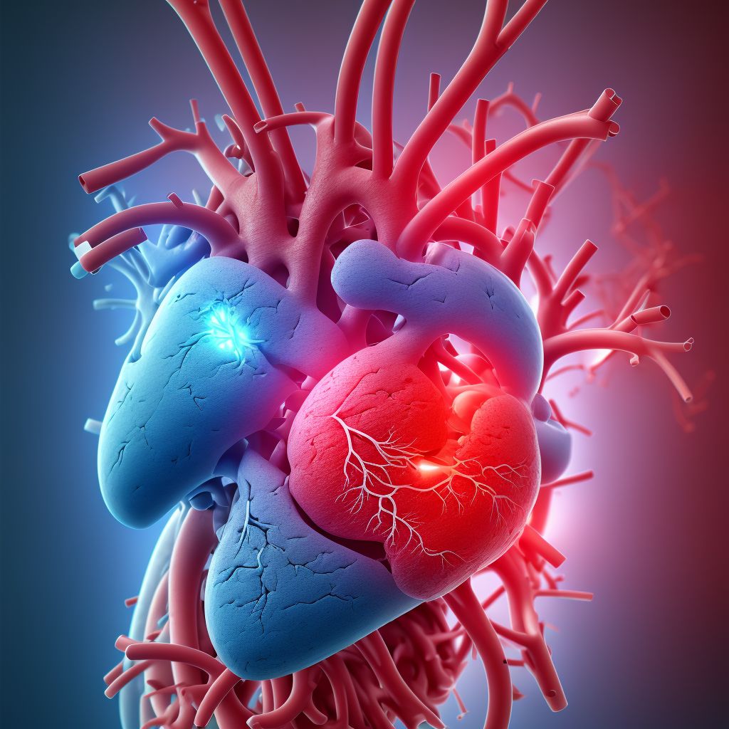 Chronic ischemic heart disease, unspecified                                                                                                                                                                                                                      digital illustration