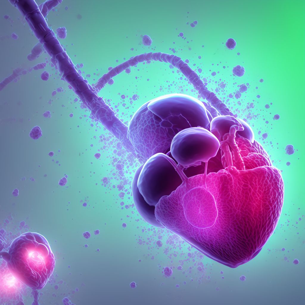 Isolated myocarditis digital illustration