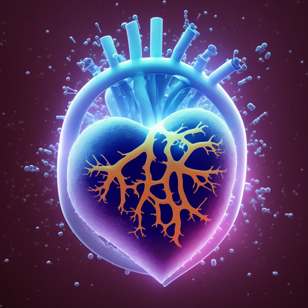 Other specified heart block digital illustration