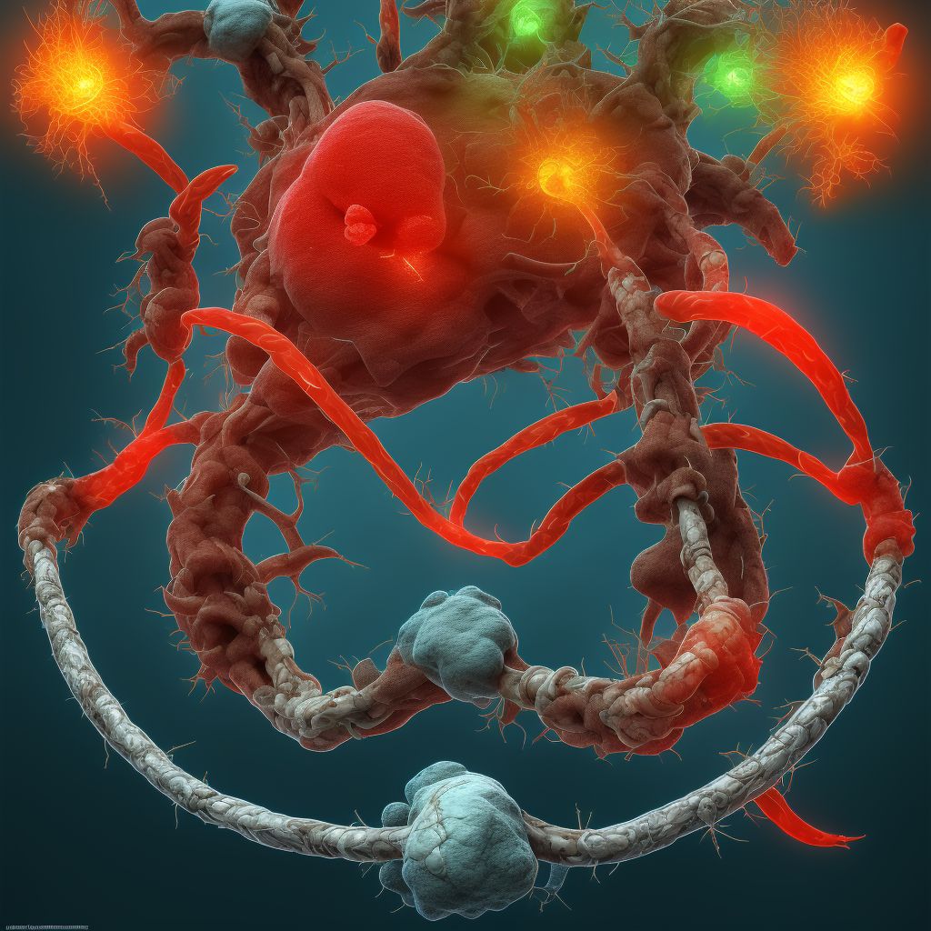 Intracardiac thrombosis, not elsewhere classified digital illustration