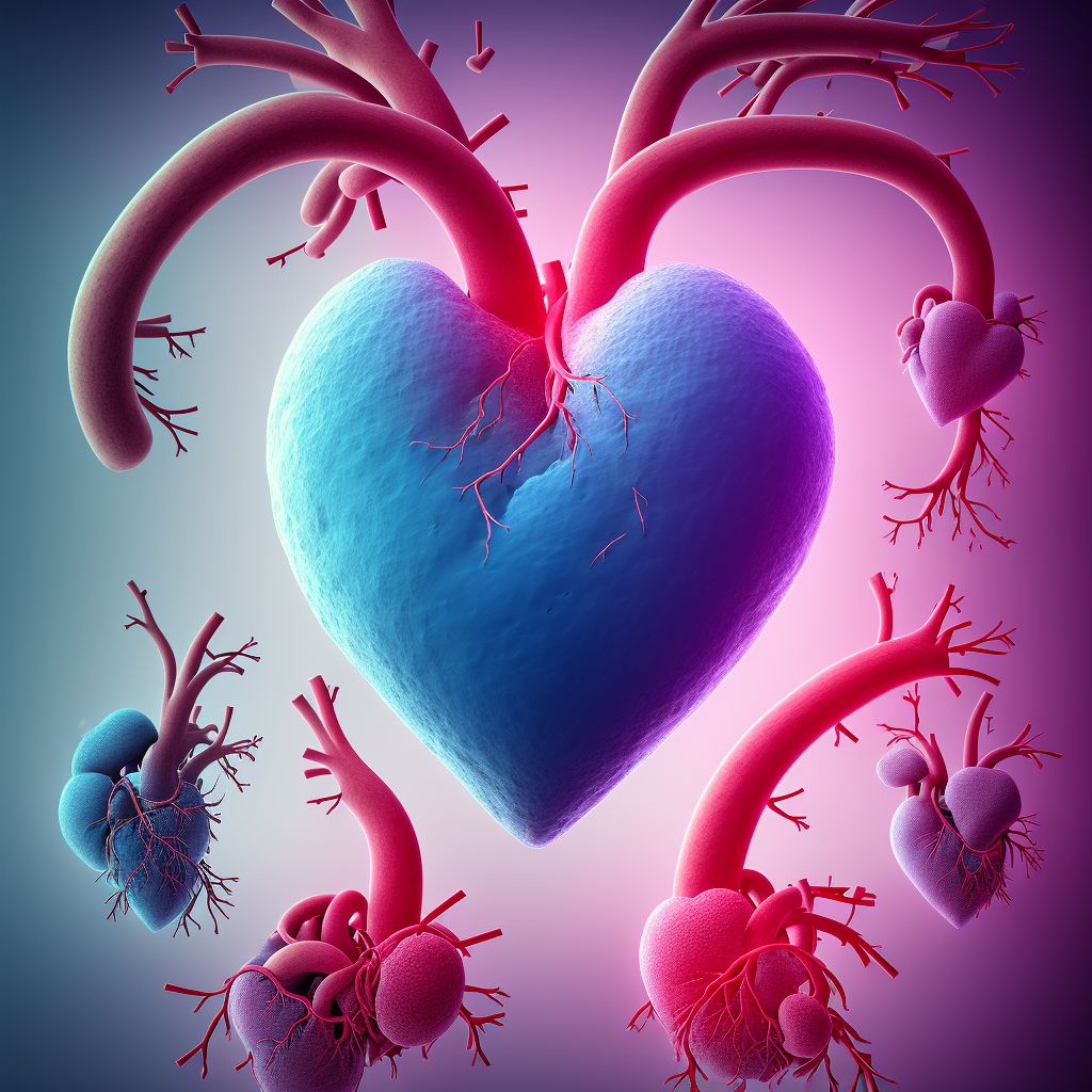 Heart disease, unspecified digital illustration