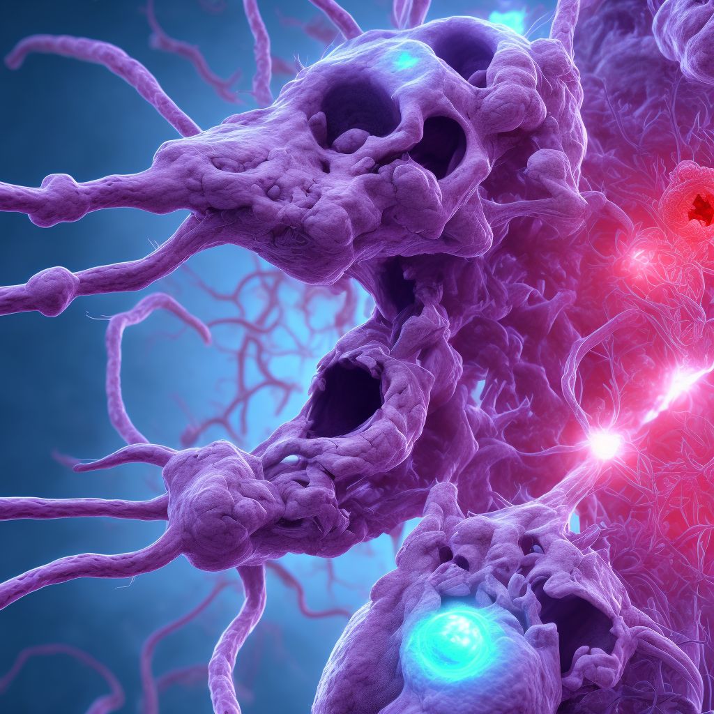 Nontraumatic subarachnoid hemorrhage from left posterior communicating artery digital illustration